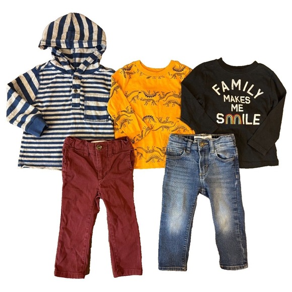 Old Navy Other - Toddler‎ Baby Boy Clothes 18-24 Months Shirts Pants Jeans Fall Winter Lot Family